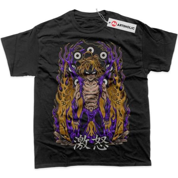 Meliodas Shirt, Seven Deadly Sins Shirt, Anime Shirt, Graphic Tee