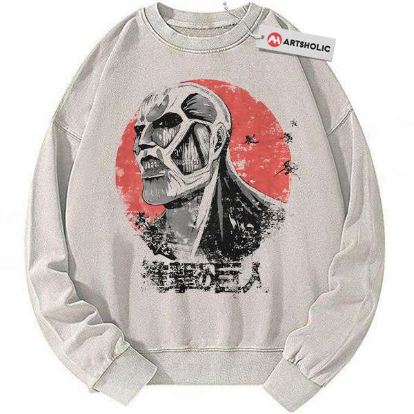 Attack On Titan Sweatshirt, AOT Sweatshirt, Anime Sweatshirt, Vintage Sweatshirt