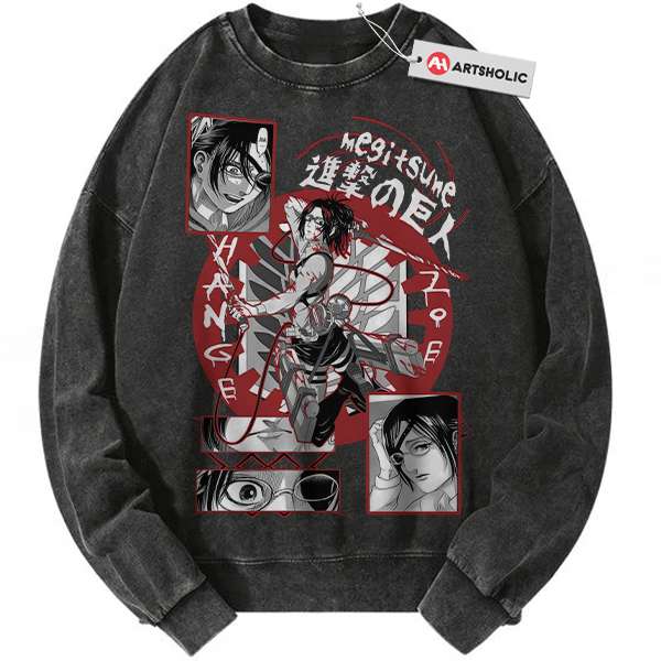 Hange Zoe Sweatshirt, Attack on Titan Sweatshirt, AOT Sweatshirt, Anime Sweatshirt, Vintage Sweatshirt