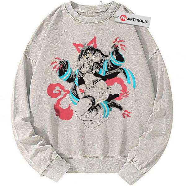 Tamaki Kotatsu Sweatshirt, Fire Force Sweatshirt, Anime Sweatshirt, Vintage Sweatshirt