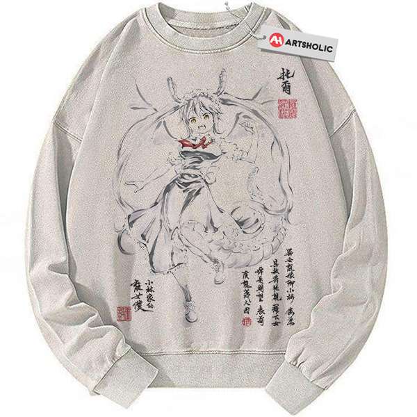 Tohru Sweatshirt, Miss Kobayashi's Dragon Maid Sweatshirt, Anime Sweatshirt, Vintage Sweatshirt