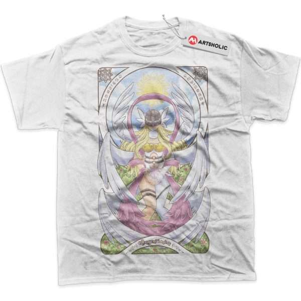 Angewomon Shirt, Digimon Adventure Shirt, Anime Shirt, Graphic T-Shirt