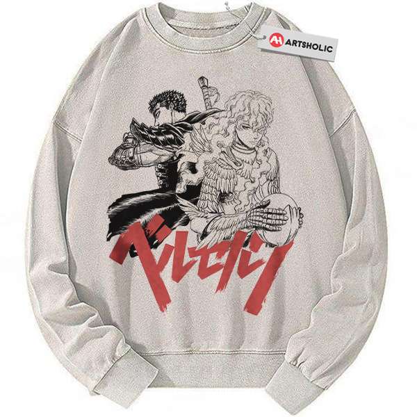 Griffith vs Guts Sweatshirt, Berserk Sweatshirt, Anime Sweatshirt, Vintage Sweatshirt