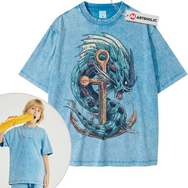Gyarados Shirt For Kids, Pokemon Shirt For Kids, Anime Shirt For Kids, Vintage Tee For Kids