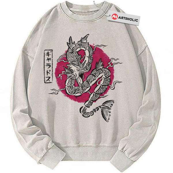 Gyarados Sweatshirt, Pokemon Sweatshirt, Anime Sweatshirt, Vintage Sweatshirt