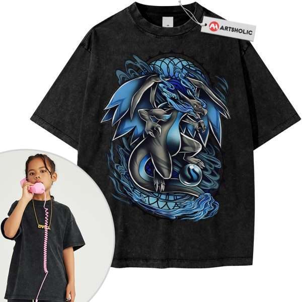 Charizard Shirt For Kids, Pokemon Shirt For Kids, Anime Shirt For Kids, Vintage T-Shirt For Kids
