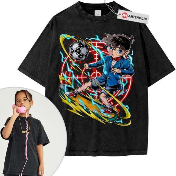 Shinichi Kudo Shirt For Kids, Detective Conan Shirt For Kids, Anime Shirt For Kids, Vintage T-Shirt For Kids