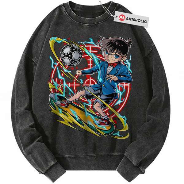 Shinichi Kudo Sweatshirt, Detective Conan Sweatshirt, Anime Sweatshirt, Vintage Sweatshirt