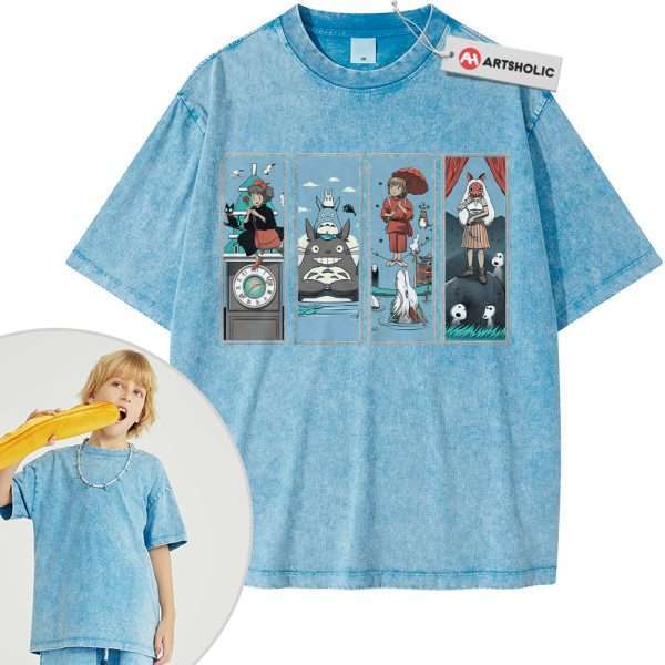 Studio Ghibli Shirt For Kids, Anime Shirt For Kids, Vintage T-Shirt For Kids