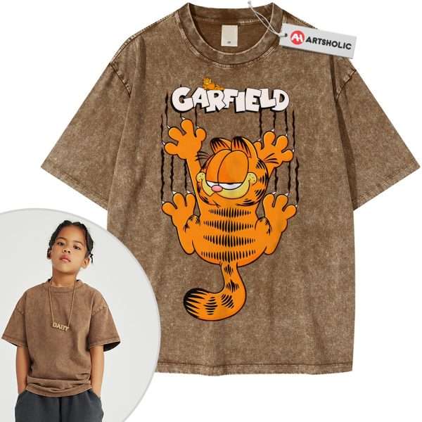 Garfield Shirt For Kids, Animated Shirt For Kids, Vintage Tee For Kids