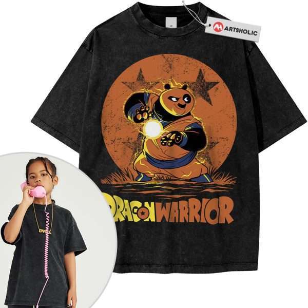 Po Shirt For Kids, Kung Fu Panda Shirt For Kids, Animated Shirt For Kids, Vintage Tee For Kids