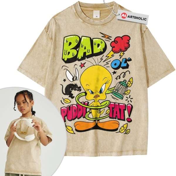 Tweety Shirt For Kids, Looney Tunes Shirt For Kids, Cartoon Shirt For Kids, Vintage Tee For Kids