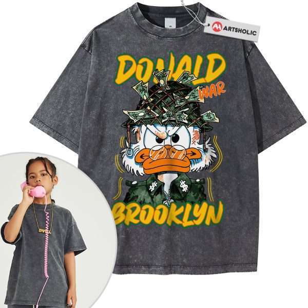 Donald Duck Shirt For Kids, Cartoon Shirt For Kids, Vintage Tee For Kids