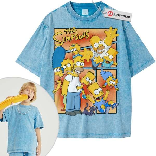 The Simpsons Shirt For Kids, Animated Shirt For Kids, Vintage Tee For Kids