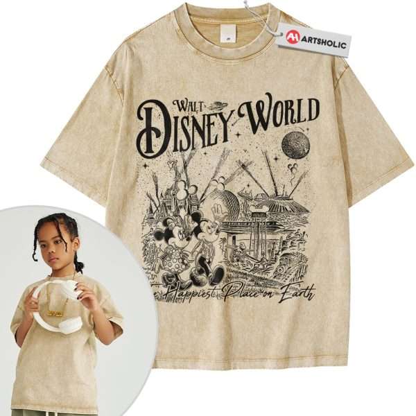 Minie and Mickey Mouse Shirt For Kids, Disney Shirt For Kids, Cartoon Shirt For Kids, Vintage T-Shirt For Kids