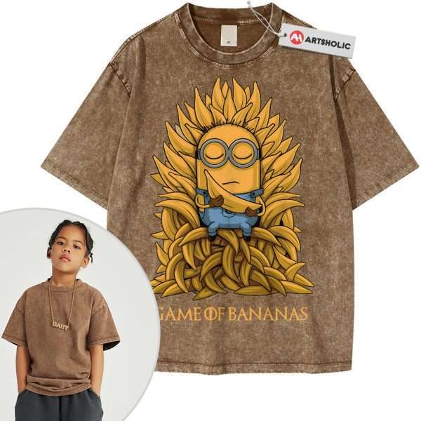 Minions Shirt For Kids, Animated Shirt For Kids, Vintage Tee For Kids