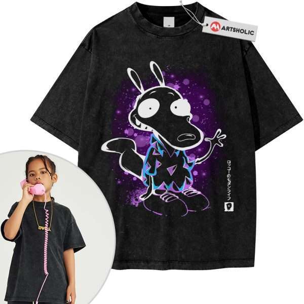 Rocko's Modern Life Shirt For Kids, Animated Shirt For Kids, Vintage T-Shirt For Kids