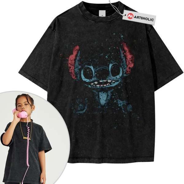 Lilo and Stitch Shirt For Kids, Animated Shirt For Kids, Vintage T-Shirt For Kids