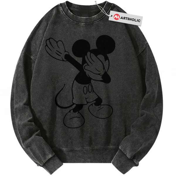 Dab Mickey Mouse Sweatshirt, Cartoon Sweatshirt, Vintage Sweatshirt