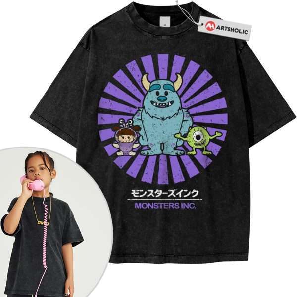 Monsters, Inc. Shirt For Kids, Animated Shirt For Kids, Vintage T-Shirt For Kids