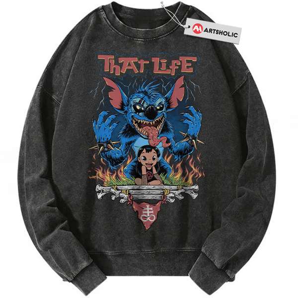 Lilo and Stitch Sweatshirt, Animated Sweatshirt, Vintage Sweatshirt