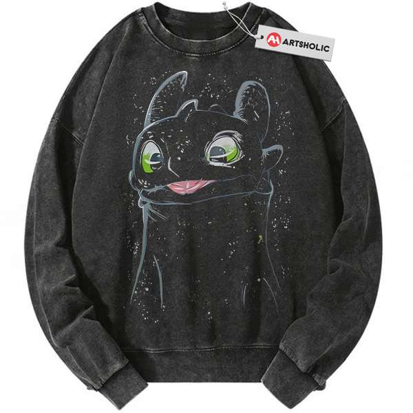 Toothless Sweatshirt, How to Train Your Dragon Sweatshirt, Animated Sweatshirt, Vintage Sweatshirt