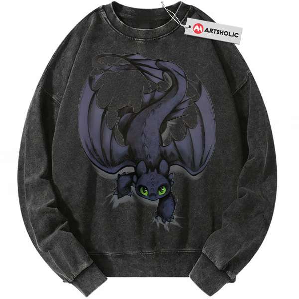 Toothless Sweatshirt, How to Train Your Dragon Sweatshirt, Animated Sweatshirt, Vintage Sweatshirt
