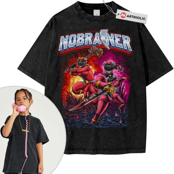 Power Rangers Shirt For Kids, Animated Shirt For Kids, Vintage T-Shirt For Kids