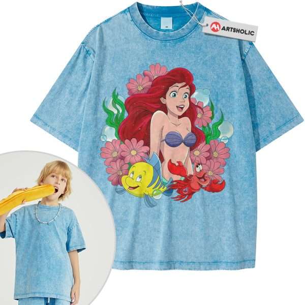 The Little Mermaid Shirt For Kids, Animated Shirt For Kids, Vintage T-Shirt For Kids