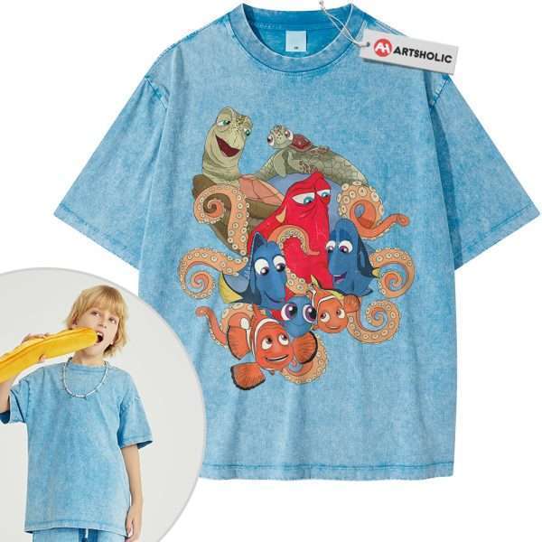 Finding Nemo Shirt For Kids, Finding Dory Shirt For Kids, Animated Shirt For Kids, Vintage T-Shirt For Kids
