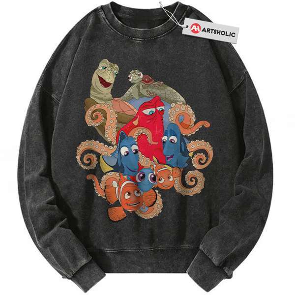 Finding Nemo Sweatshirt, Finding Dory Sweatshirt, Animated Sweatshirt, Vintage Sweatshirt