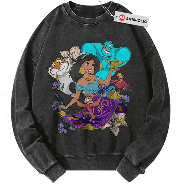 Aladdin Sweatshirt, Animated Sweatshirt, Vintage Sweatshirt
