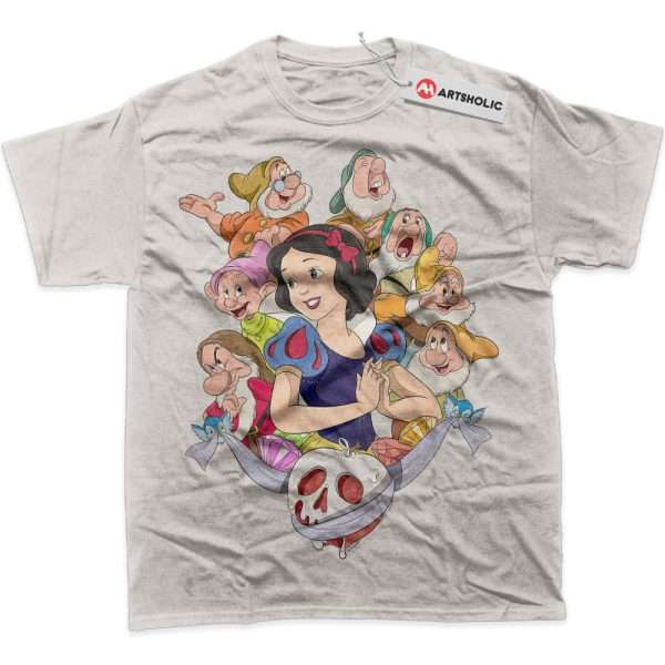 Snow White and the Seven Dwarfs Shirt, Animated Shirt, Graphic T-Shirt