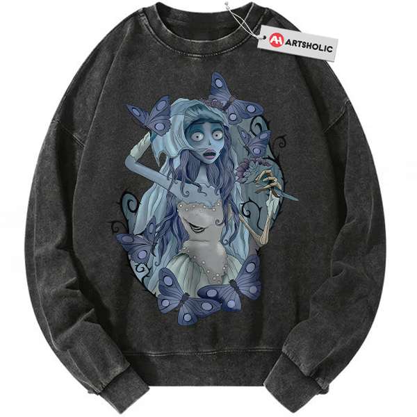 Emily Sweatshirt, Corpse Bride Sweatshirt, Animated Sweatshirt, Vintage Sweatshirt