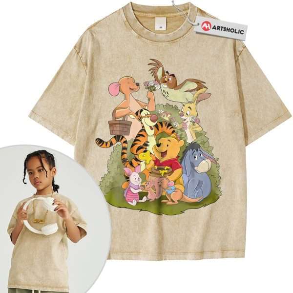 Winnie the Pooh Shirt For Kids, Animated Shirt For Kids, Vintage T-Shirt For Kids