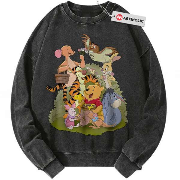 Winnie the Pooh Sweatshirt, Animated Sweatshirt, Vintage Sweatshirt