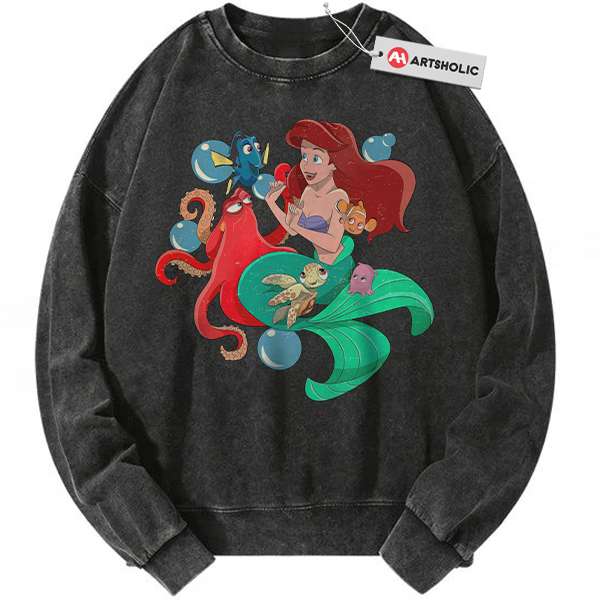The Little Mermaid Sweatshirt, Animated Sweatshirt, Vintage Sweatshirt