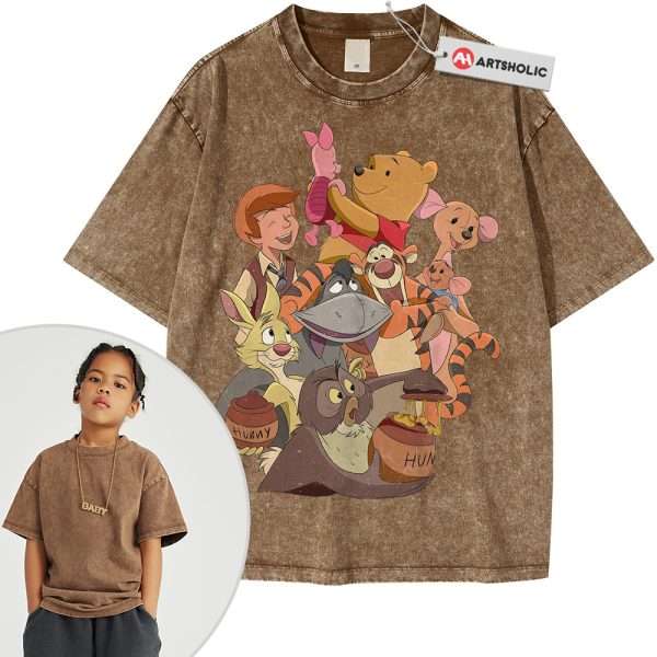 Winnie the Pooh Shirt For Kids, Animated Shirt For Kids, Vintage T-Shirt For Kids