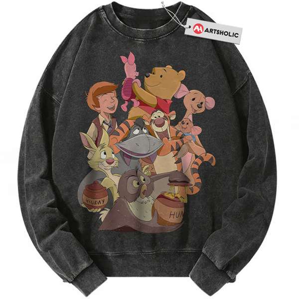 Winnie the Pooh Sweatshirt, Animated Sweatshirt, Vintage Sweatshirt