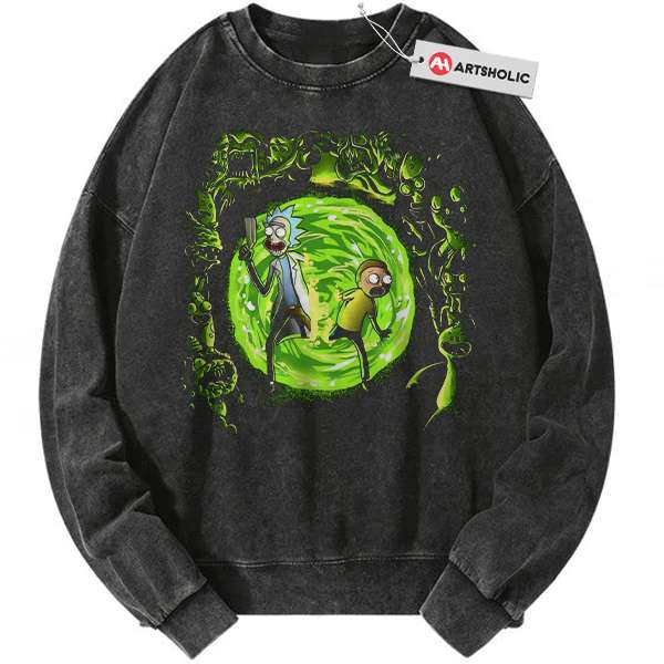 Rick and Morty Sweatshirt, Animated Sweatshirt, Vintage Sweatshirt