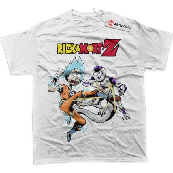 Dragon Ball x Rick and Morty Shirt, Animated Shirt, Graphic T-Shirt