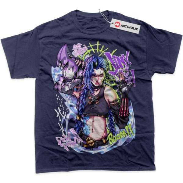 Jinx - Arcane Shirt, League of Legends Shirt, Game Shirt, Graphic T-Shirt