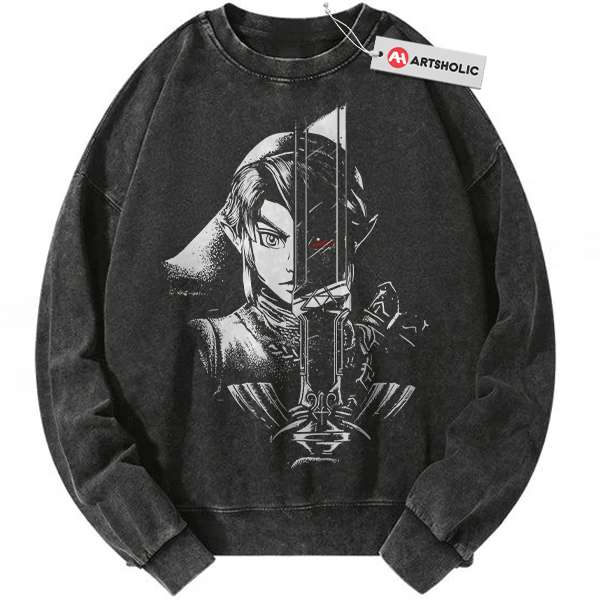 Link Sweatshirt, The Legend of Zelda Sweatshirt, Game Sweatshirt, Vintage Sweatshirt