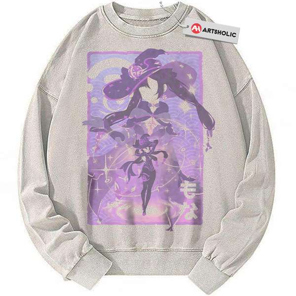 Mona Sweatshirt, Genshin Impact Sweatshirt, Game Sweatshirt, Vintage Sweatshirt