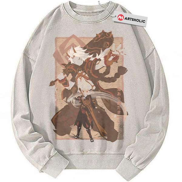 Ataraki Itto Sweatshirt, Genshin Impact Sweatshirt, Game Sweatshirt, Vintage Sweatshirt