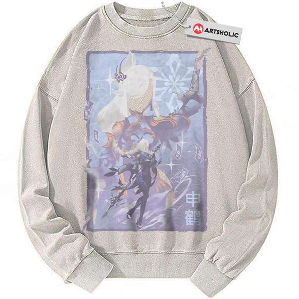 Shen He Sweatshirt, Genshin Impact Sweatshirt, Game Sweatshirt, Vintage Sweatshirt