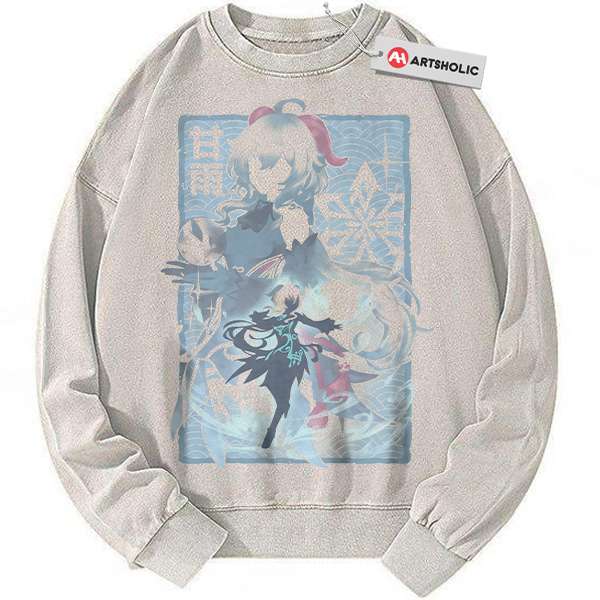 Ganyu Sweatshirt, Genshin Impact Sweatshirt, Game Sweatshirt, Vintage Sweatshirt