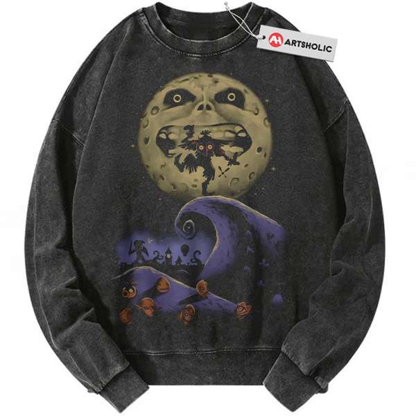 The Legend of Zelda: Majora's Mask Sweatshirt, Game Sweatshirt, Vintage Sweatshirt