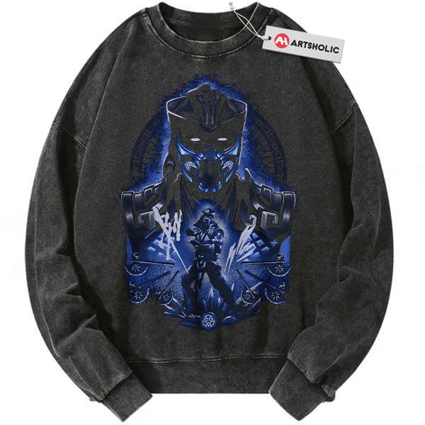 Sub Zero Sweatshirt, Mortal Kombat Sweatshirt, Game Sweatshirt, Vintage Sweatshirt