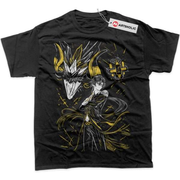 Zhongli Shirt, Genshin Impact Shirt, Game Shirt, Graphic Tee